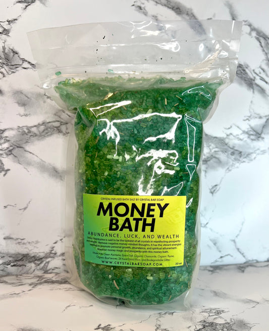 Money Bath Crystal Infused Bath Salts