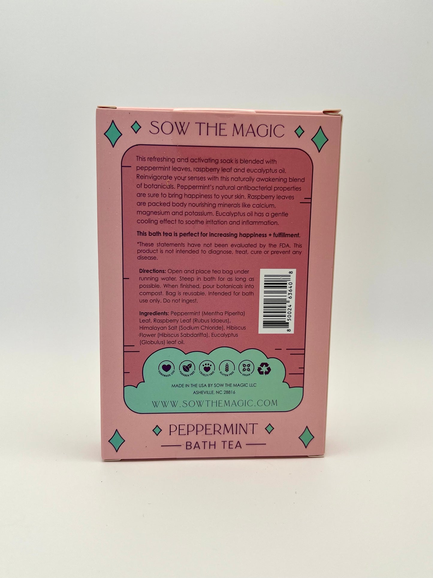 Peppermint Botanical Bath Tea