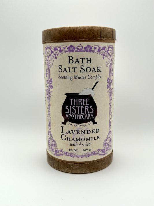 Lavender and Chamomile Bath Salt Soak