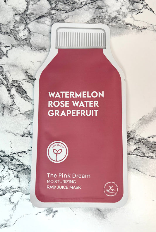 The Pink Dream Moisturizing Raw Juice Sheet Mask