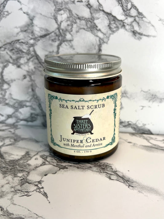 Juniper Cedar Sea Salt Scrub