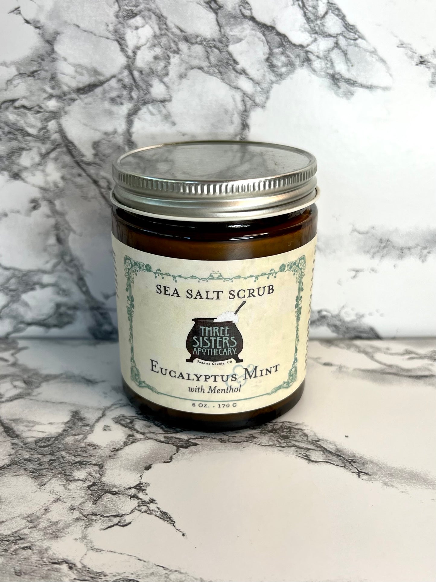 Eucalyptus Mint Sea Salt Scrub