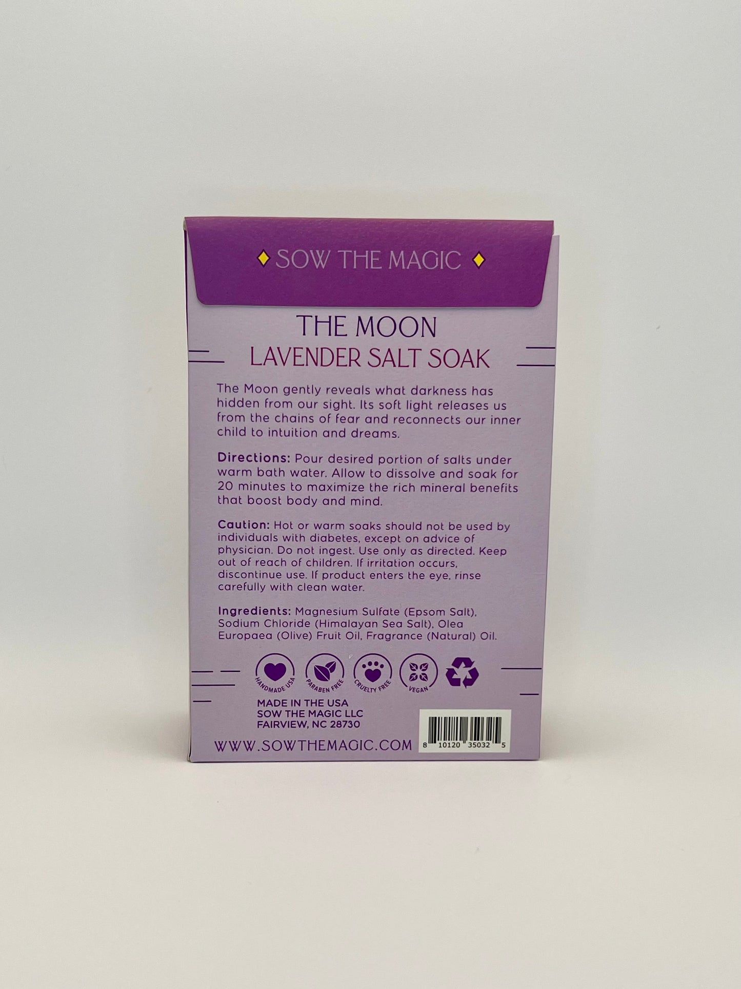 The Moon Salt Soak in Lavender