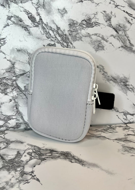 Grey and White Becky Bottle Bag